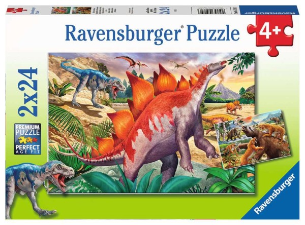 Puzzle Wilde Urzeittiere