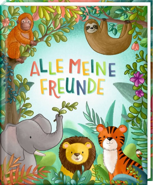 Freundebuch: Wilde Tiere - Alle meine Freunde