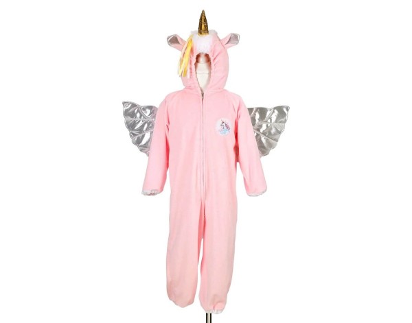 Einhorn Jumpsuit, pink, 7-8 Jahre / 122-128 cm