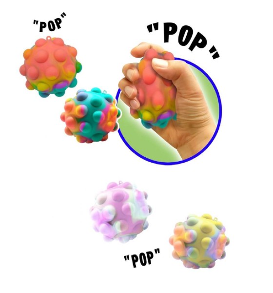 Pop & Plop Ball - Pop Fidget Ball (einzeln)