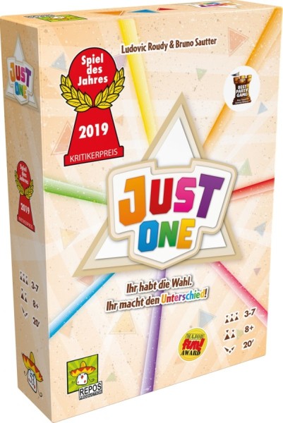 Just One - Spiel des Jahres 2019 - Kritikerpreis