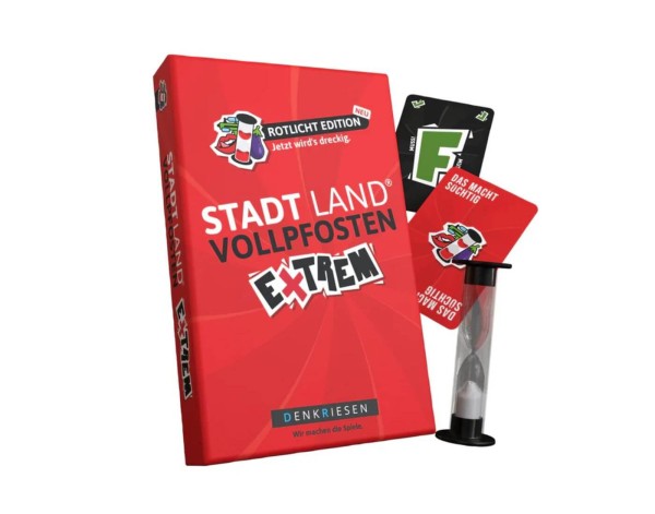 Stadt Land Vollpfosten® Rotlicht Edition – Jetzt wird's dreckig. | Extrem