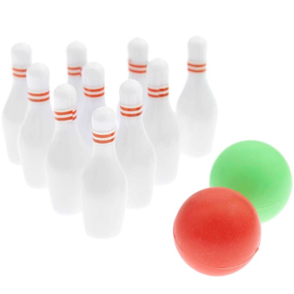 Rico Design Miniatur Bowling Set 12teilig