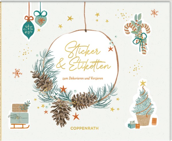 Stickerbuch: Weihnachtliche Sticker & Etiketten (WinterLiebe)