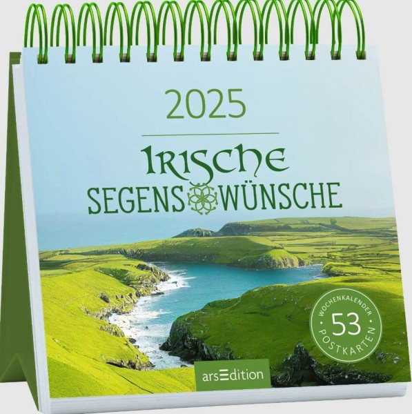 Postkartenkalender Irische Segenswünsche 2025