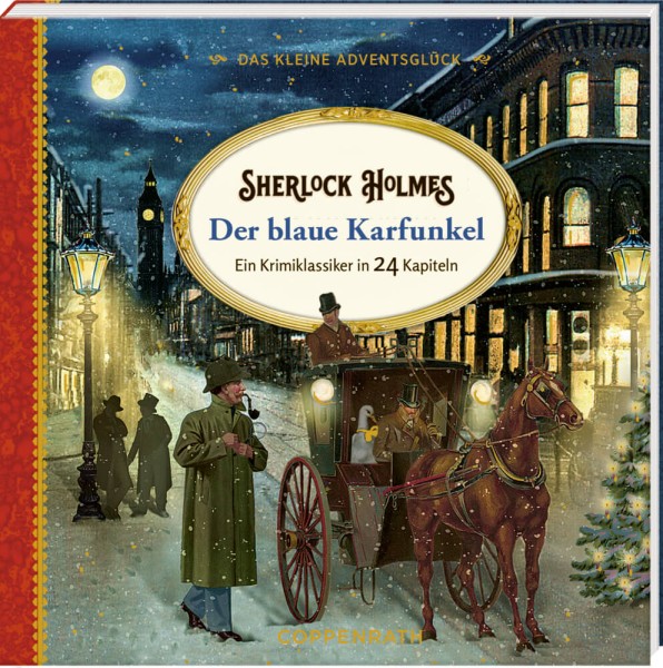 Sherlock Holmes - Der blaue Karfunkel - Adventskalenderbuch (Behr)