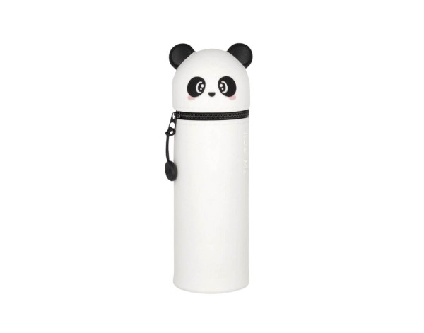 Federmäppchen Panda 2 in 1 aus weichem Silikon