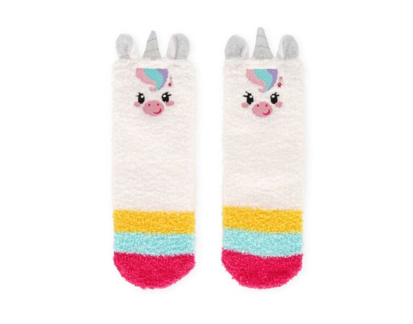 Rutschfeste Socken - Einhorn - Größe 26-34