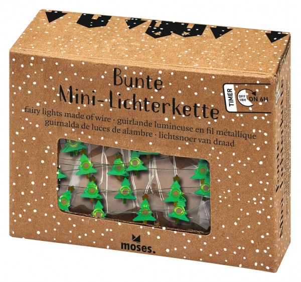 Bunte Mini-Lichterkette (versch. Motive)