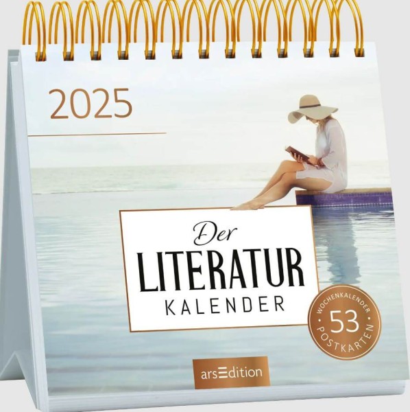 Postkartenkalender Der Literaturkalender 2025