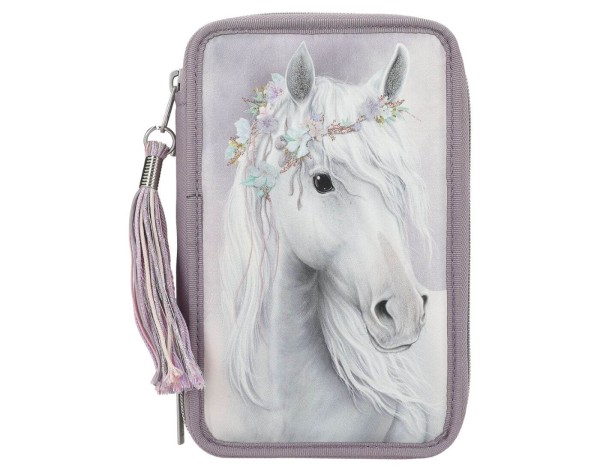 Miss Melody 3 Fach Federtasche FANTASY HORSE