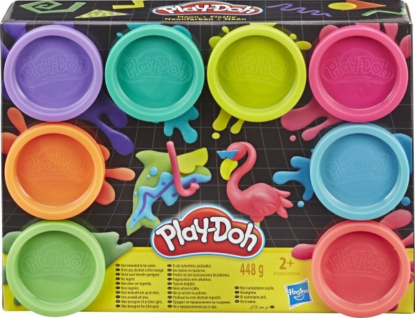 Hasbro Play-Doh 8 PACK NEON