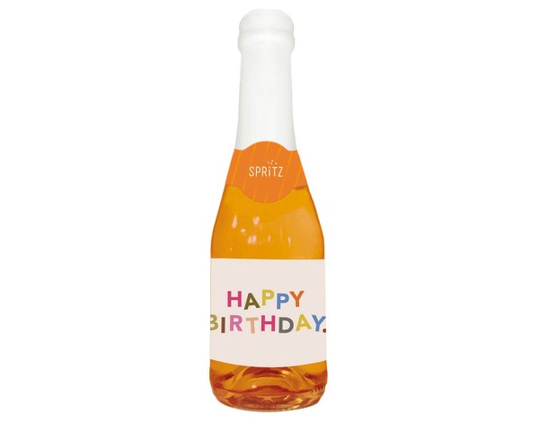 Aperitivo Spritz-Flasche 0,2l Happy Birthday