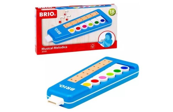 BRIO Kinder Melodica - Holzinstrument für Kleinkinder