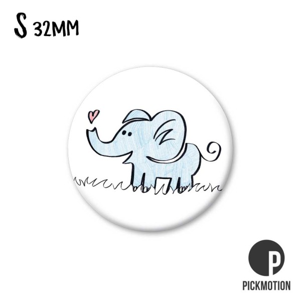 Magnet S blue elephant