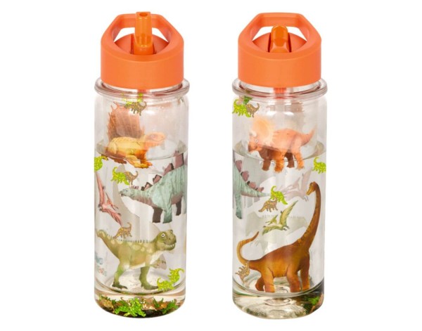 Glitzer-Trinkflasche (ca.0,3 l) - Dino Friends