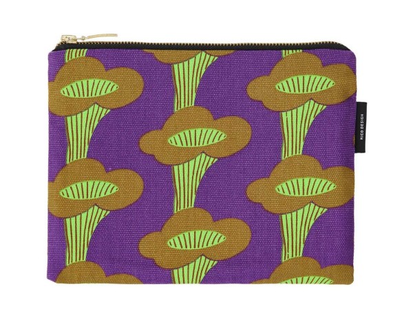 Canvas-Pouches Pfifferlinge Neon Violett