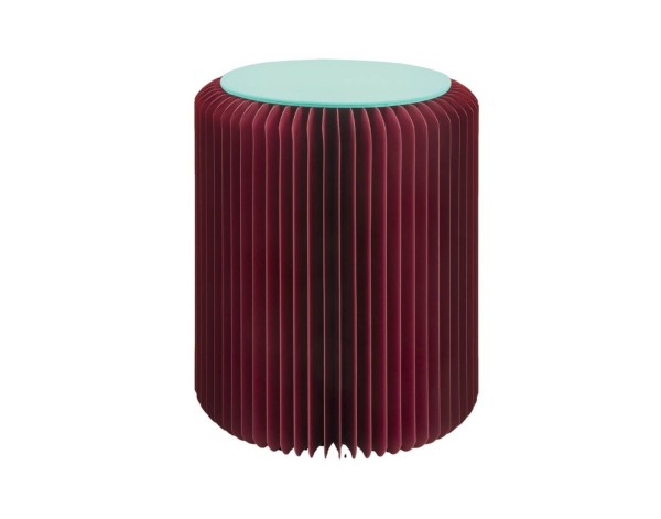 Papierhocker Papillon 'bordeaux'