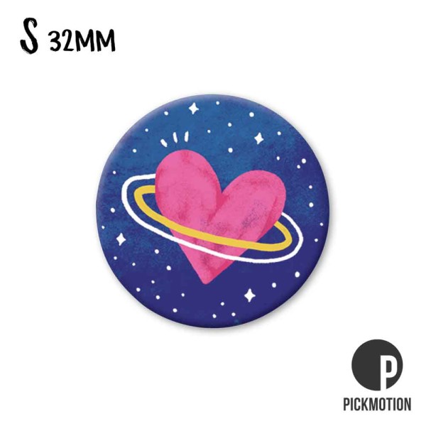 Magnet S saturn heart