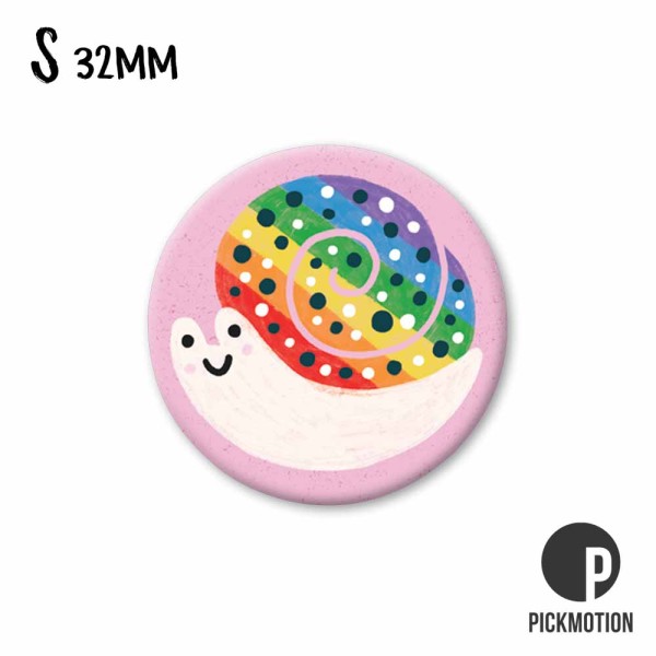 Magnet S rainbow snail