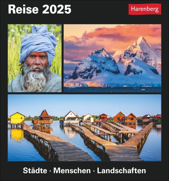 Reise Tagesabreißkalender 2025