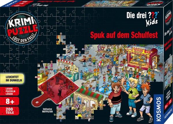 Krimi Puzzle: Die drei ??? Kids - Spuk auf dem Schulfest