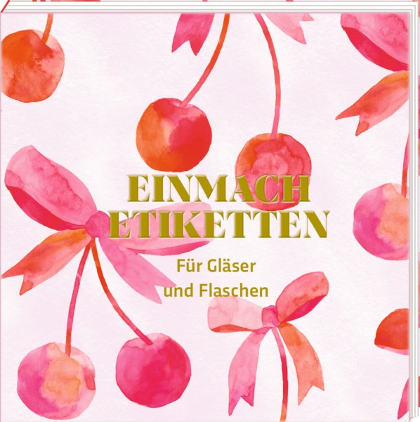 Etikettenbüchlein: Einmach-Etiketten - All about pink