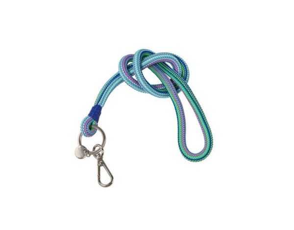 Metropolitan Lanyard, rainbow blue/silber